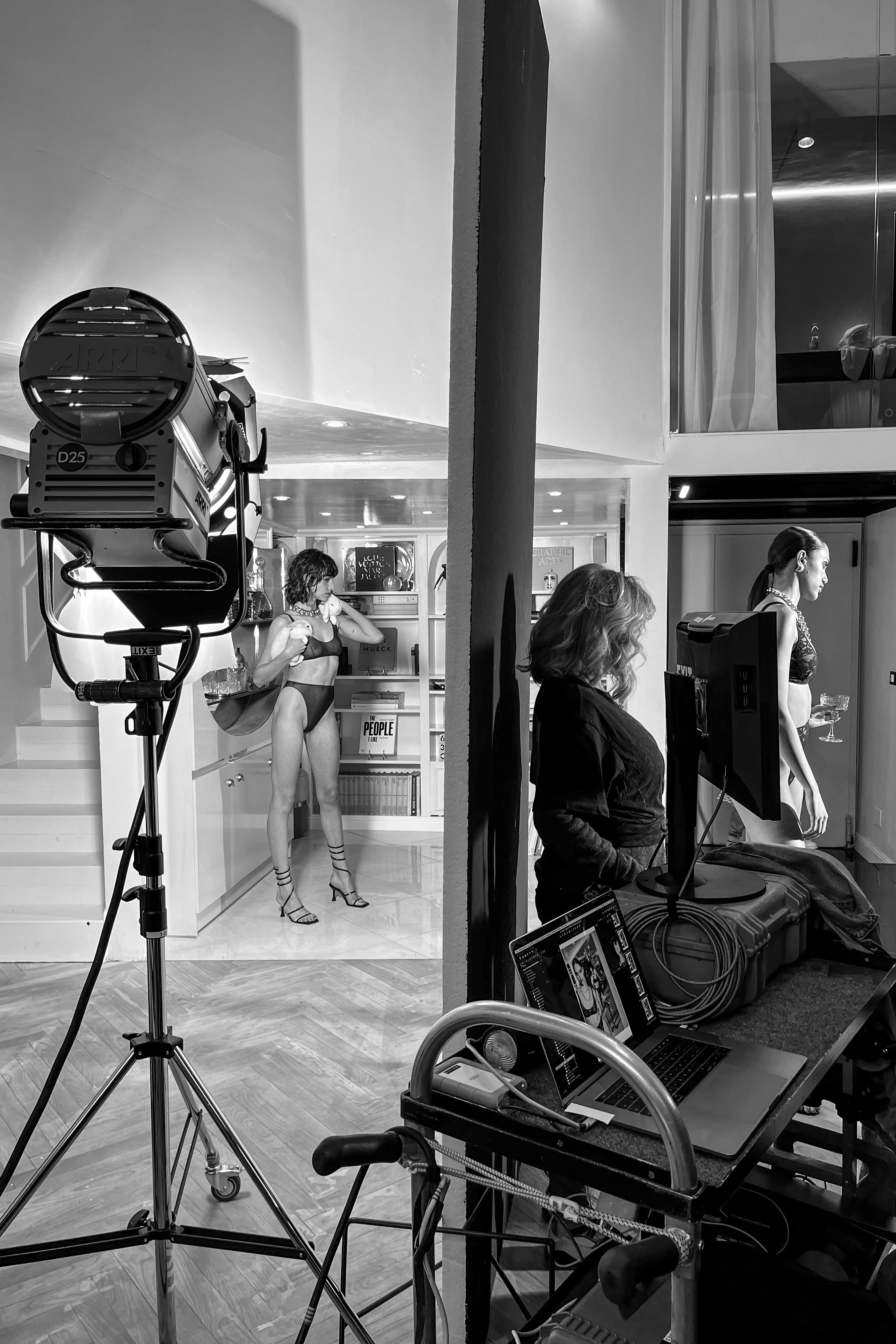 Behind the scenes